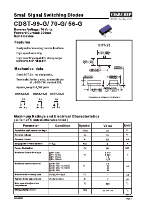 CDST-56-G Datasheet PDF ComChip