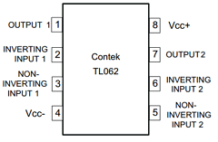 TL062 Datasheet PDF Contek Microelectronics