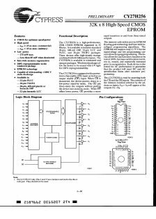 CY27H256-45ZC Datasheet PDF Cypress Semiconductor