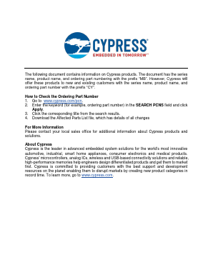 MB90349EPF Datasheet PDF Cypress Semiconductor