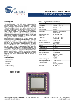 CYII5FM1300AB Datasheet PDF Cypress Semiconductor