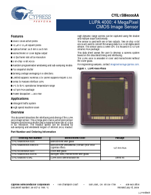 CYIL1SM4000AA Datasheet PDF Cypress Semiconductor