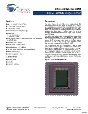 IBIS4-6600 Datasheet PDF Cypress Semiconductor