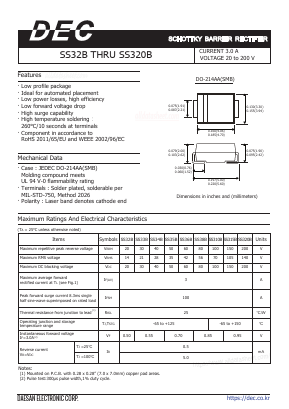 SS315B Datasheet PDF Daesan Electronics Corp.