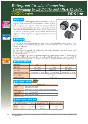 CE02-22BS-S-D Datasheet PDF DDK Ltd.