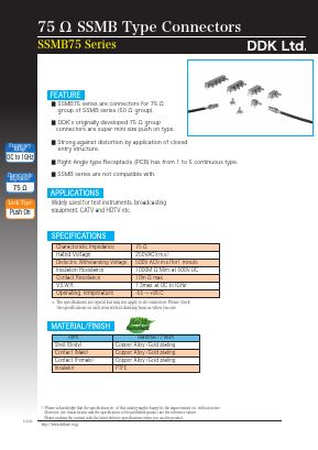SSMB75-LR-PC-CF Datasheet PDF DDK Ltd.
