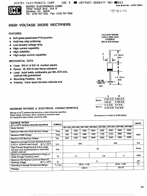 GP1150 Datasheet PDF DIOTEC Electronics Corporation