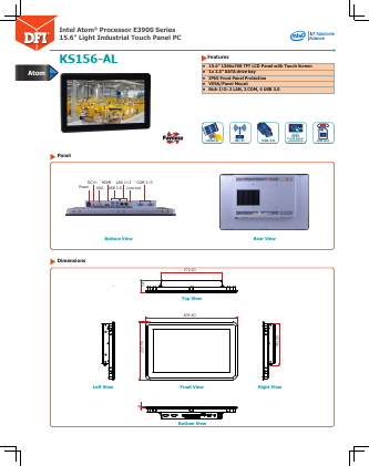750-KS1560-200G Datasheet PDF DFI Inc