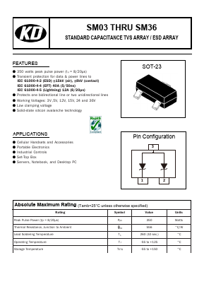 SM03 Datasheet PDF Diotech Company.