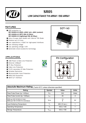 SR05 Datasheet PDF Diotech Company.