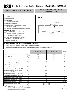 ERA32-02 Datasheet PDF Diode Semiconductor Korea