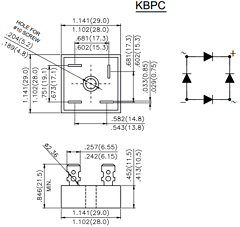KBPC5004 Datasheet PDF DIYI Electronic Technology Co., Ltd.