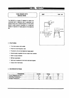 DBL5010 Datasheet PDF Daewoo Semiconductor