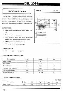 DBL2084 Datasheet PDF Daewoo Semiconductor
