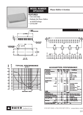 DPS42029 Datasheet PDF DAICO Industries