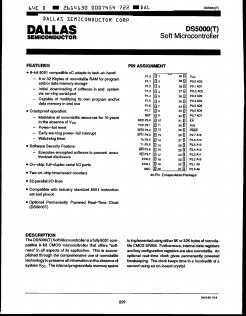 DS5000-32-12 Datasheet PDF Dallas Semiconductor -> Maxim Integrated