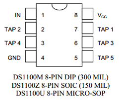 DS1100LZ-50 Datasheet PDF Dallas Semiconductor -> Maxim Integrated
