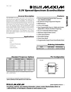 DS1087LU Datasheet PDF Dallas Semiconductor -> Maxim Integrated
