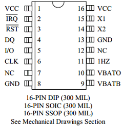 DS2404S-001/TR Datasheet PDF Dallas Semiconductor -> Maxim Integrated