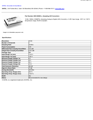 ADS-945EX-C Datasheet PDF  DATEL Data Acquisition products 