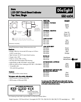550-5204 Datasheet PDF Dialight Corporation