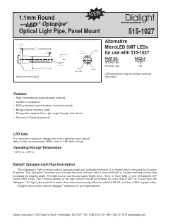 515-1027 Datasheet PDF Dialight Corporation