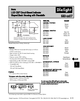 550-5207 Datasheet PDF Dialight Corporation