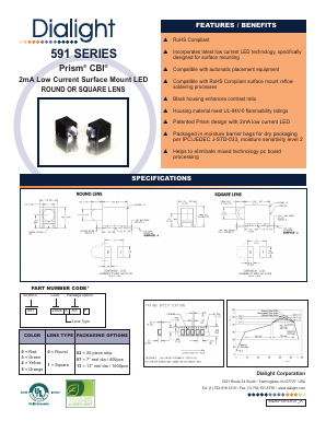 591-2304007-F Datasheet PDF Dialight Corporation