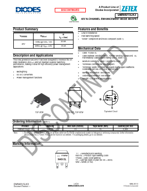 DMN4015LK3 Datasheet PDF Diodes Incorporated.