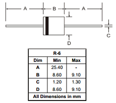 6A05 Datasheet PDF Diodes Incorporated.