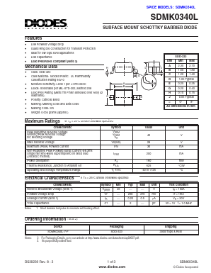 SDMK0340L Datasheet PDF Diodes Incorporated.