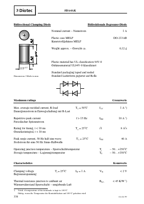 SDA4AK Datasheet PDF Diotec Semiconductor Germany 