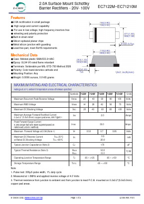 EC7126M Datasheet PDF E-CMOS Corporation
