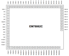 EM78862C Datasheet PDF ELAN Microelectronics