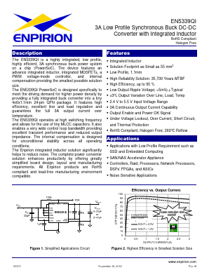 EN5339QI Datasheet PDF Enpirion, Inc.