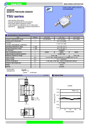 TSU-100G Datasheet PDF Epson ToYoCom
