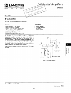 CA3002 Datasheet PDF ETC