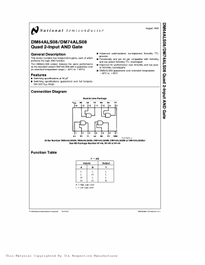 DM74ALS08N Datasheet PDF ETC