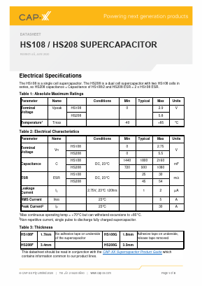 HS108 Datasheet PDF ETC