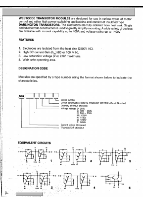 MG15M1YL1 Datasheet PDF ETC