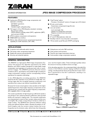 ZR36050PQC-21 Datasheet PDF ETC