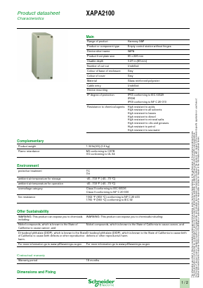 XAPA2100 Datasheet PDF ETC