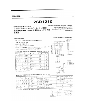 2SD1210 Datasheet PDF ETC