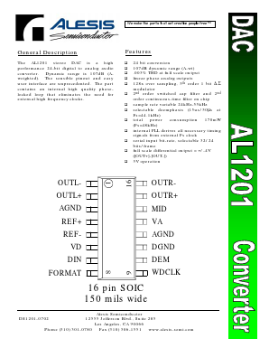 AL1201 Datasheet PDF ETC