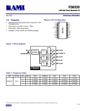 FS6330-01 Datasheet PDF ETC
