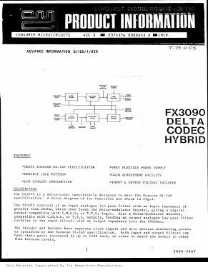 FX3090 Datasheet PDF ETC