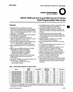 OR2C10A-3S240I-DB Datasheet PDF ETC