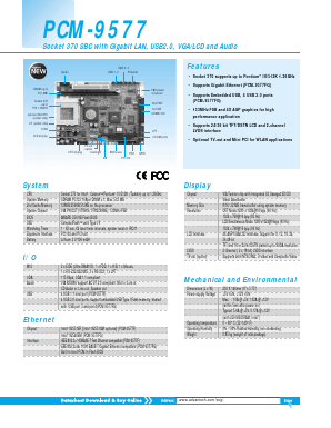 PCM-9577 Datasheet PDF ETC