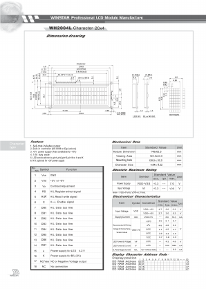 WH2004L Datasheet PDF ETC