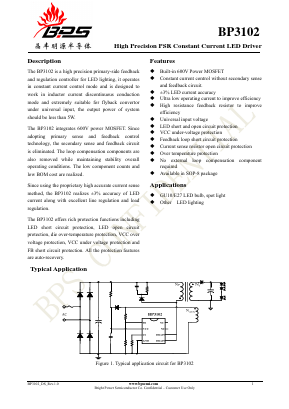 BP3102 Datasheet PDF ETC
